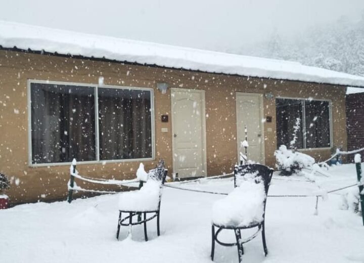 Snow Fall at Nature Nest Resort